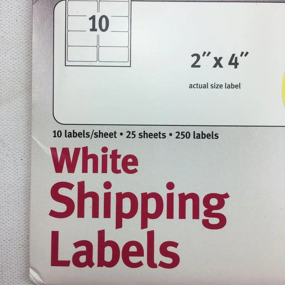 Avery White Shipping Labels #5263 Laser 2